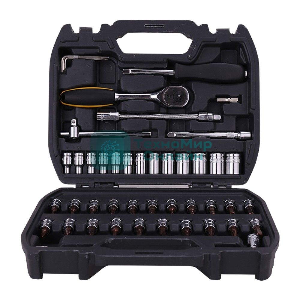 Набор торцевых ключей 46 шт Deli DL1046 1/4