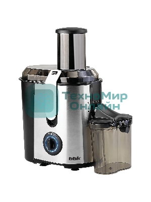 Соковыжималка BBK JC080-H22 черный/металлик, центробежная, 1000 Вт, 950 мл, механическое