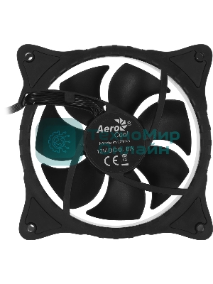 Вентилятор для корпуса Aerocool/Formula Eclipse 12 черный, 120 мм, 1200 об/мин, 19.8 дБ, 6 pin