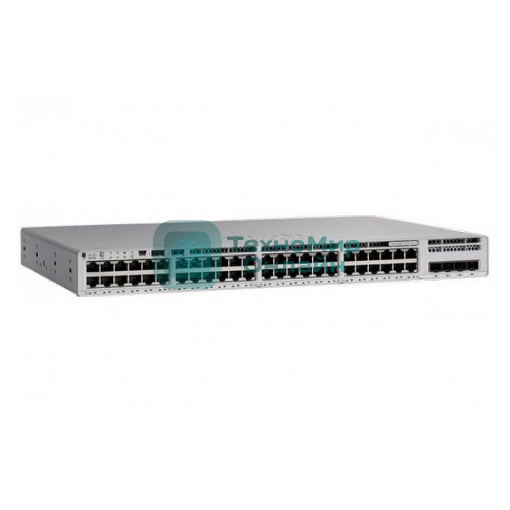 Коммутатор Cisco Catalyst C9200-48P-E, 48×1 Гбит/с