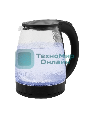 Чайник электрический Vitek VT-7003 1.7 л, 2200 Вт, стекло, черный