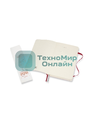 Блокнот Moleskine CLASSIC SOFT EXPENDED QP616EXPF2 Large 130х210 мм, 400 страниц, линейка, мягкая обложка, красный