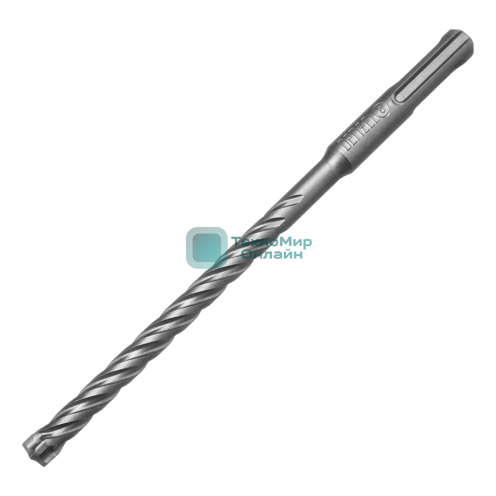 Бур по бетону Denzel цельная крестовая пластина, 8x165 мм, SDS PLUS