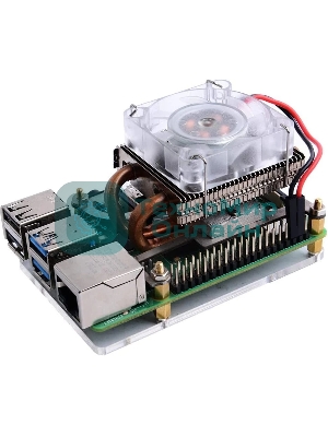 Кулер для процессора Raspberry Pi RPI-LPCOOL Ice Tower CPU for Raspberry Pi, Low Profile
