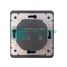 Светорегулятор Kranz KR-78-0732-3 ROUND (диммер) 300Вт с/у оникс