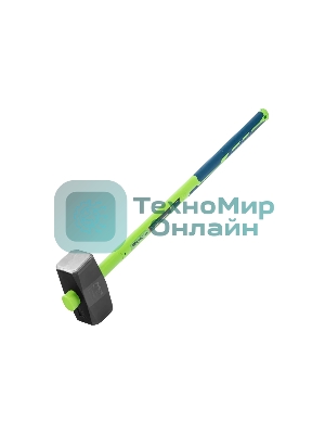 Кувалда Сибртех 10000 г, фибергласовая обрезиненная рукоятка