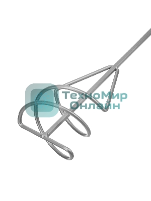 Миксер Сибртех для строительных смесей, 100х9х450 мм, шестигранный хвостовик