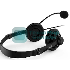 Гарнитура Genius HS-230U чёрный, проводная, USB