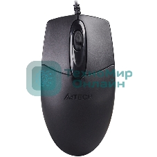 Мышь проводная A4Tech OP-720S черный, 1200 dpi, USB, кнопки - 3