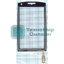 Сенсорное стекло (тачскрин) для Philips Xenium X815, черное
