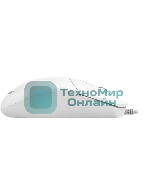 Мышь проводная Acer OMW300 белый, 1200 dpi, USB, кнопки - 3