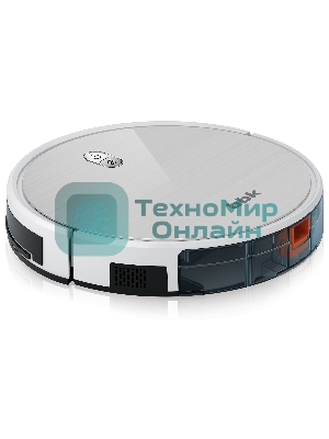 Робот-пылесос BBK BV3503 белый оникс, 2600 мА·ч Li-Ion, уборка влажная/сухая, пылесборник контейнер 0.6 л