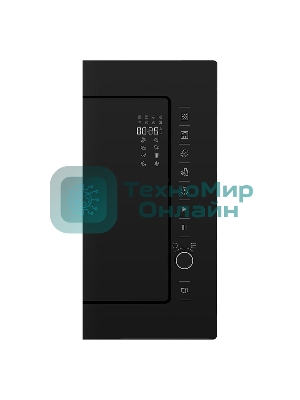 Встраиваемая микроволновая печь Beko BMGb25333BG черный, 25 л, 900 Вт, переключатели - поворотный механизм/сенсор