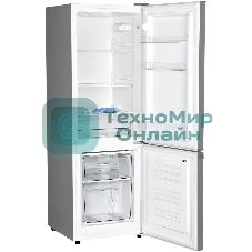 Холодильник Hyundai CC2054SL серебристый двухкамерный 120/34л морозилка снизу