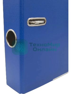 Папка-регистратор Silwerhof 2013371 A4 50мм, ПВХ/бумага синий, металлическая окантовка, сборная (упаковка: 2шт)