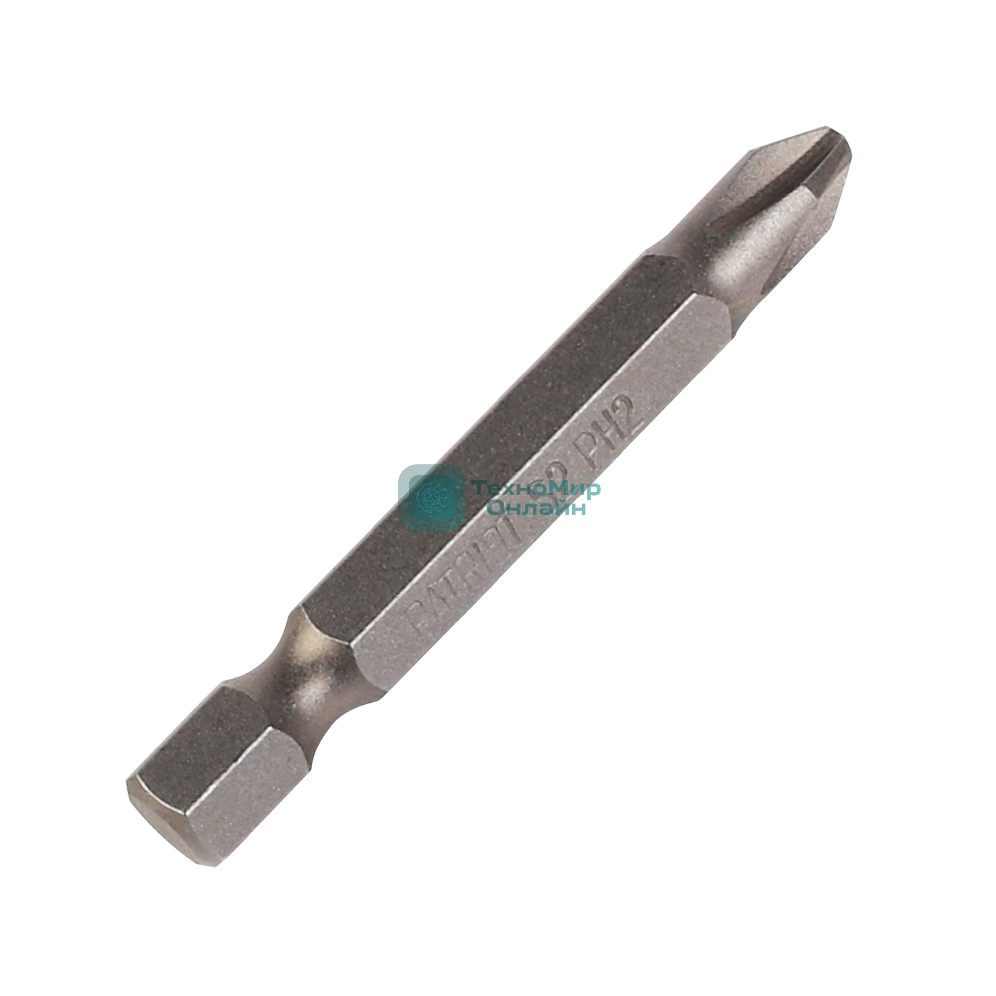 Бита EDGE by PATRIOT PH2, сталь S2, длина 50 мм, 2шт в блистере