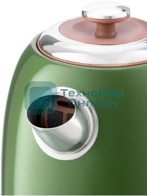 Чайник электрический Kitfort KT-6110 1.7л. 2200Вт зеленый (корпус: нержавеющая сталь)