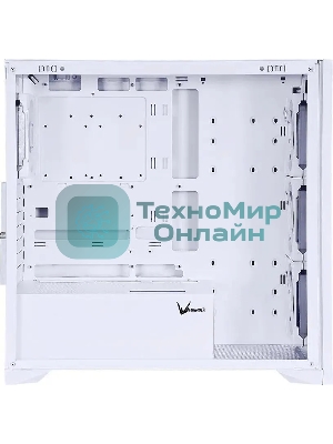 Компьютерный корпус Aerocool/Formula TimberLine T0 белый без БП mATX 6x120мм 6x140мм 2xUSB3.0 audio