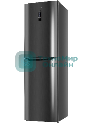Холодильник Atlant ХМ-4623-159-ND черный металлик двухкамерный 187/125л морозилка снизу, No Frost