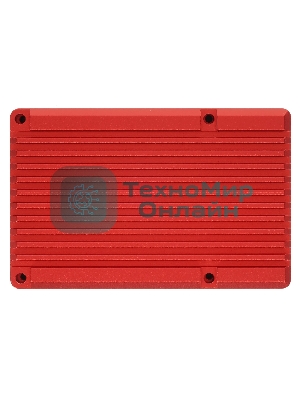 Корпус Qumo Aluminum case without fan, Raspberry Pi 4, red(RS004)