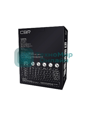 Блок Питания CBR PSU-ATX450-12GM, 450Вт,80 PLUS Bronze, 120мм, черный