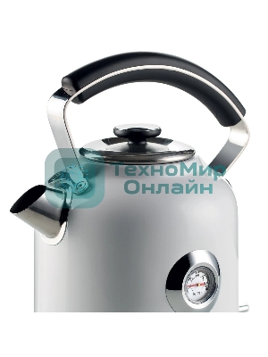 Электрочайник Ariete Moderna 2854/01 белый, 1.7 л, 2000 Вт, скрытый нагревательный элемент