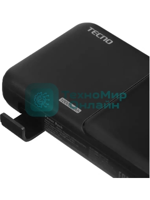 Портативный аккумулятор Tecno OnGO L101 10000mAh 12W 2.4A 2xUSB-A/USB-C черный