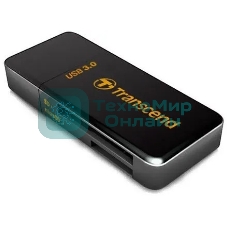 Кард-ридер Transcend RDF5/черный/microSD/microSDHC/microSDXC/SD/USB 3.0/пластик