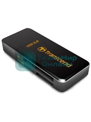 Кард-ридер Transcend RDF5/черный/microSD/microSDHC/microSDXC/SD/USB 3.0/пластик