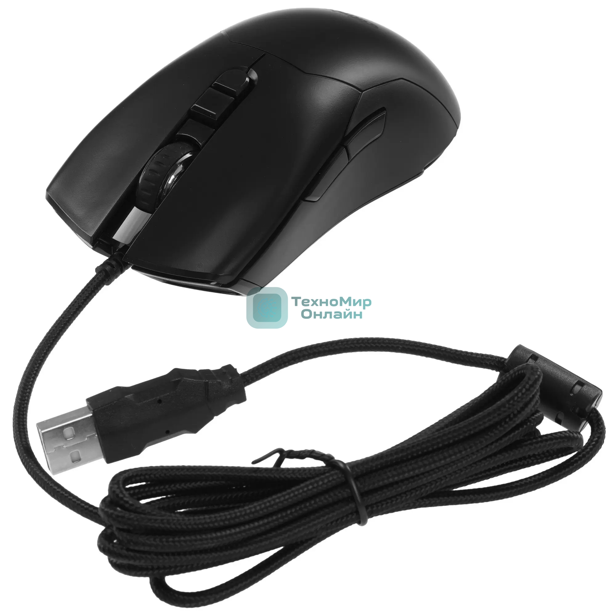 Мышь проводная Ritmix ROM-216 Black