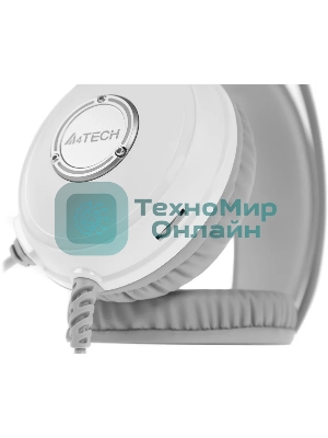 Гарнитура A4Tech Fstyler FH300U белый, проводная, подсветка
