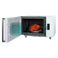 Микроволновая печь HIBERG i-VM 4588 W белый, 25 л, 900 Вт, переключатели - сенсор