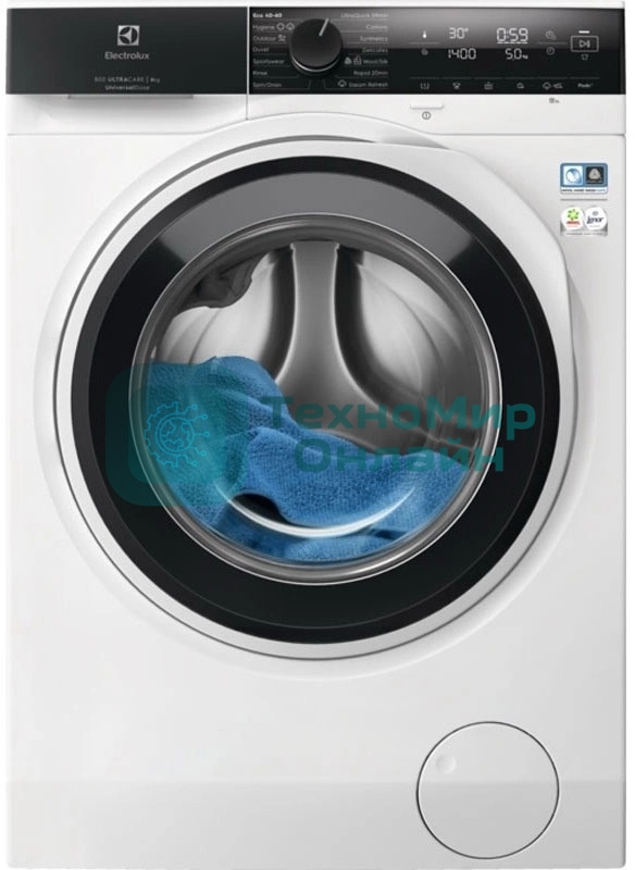 Стиральная машина Electrolux EW8F4484EU белый, загрузка фронтальная 8 кг, 1400 об/мин, класс: A