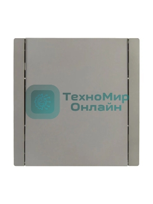 Выключатель IEK FORTE&PIANO FP503 1-кл проходной 10А сталь