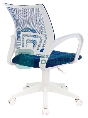 Кресло Бюрократ CH-W695NLT TW-05N TW-10N темно-синий, сетка/ткань, 120 кг, механизм качания