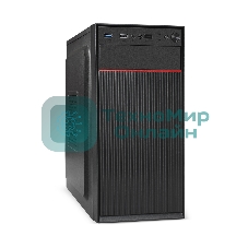 Компьютерный корпус Minitower ExeGate BAA-113-UNS450 (mATX, БП UNS450 с вент. 12см, 2*USB, аудио, черный)