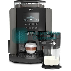 Кофемашина Krups Arabica Latte EA819E10 1450Вт черный/коричневый