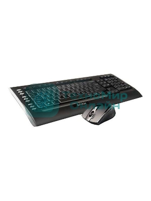 Комплект клавиатура+мышь A4TECH 9300F беспроводной, USB, 2000 DPI, чёрный