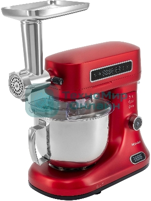 Кухонная машина Rondell RDE-KM900 планетар.вращ. 1900Вт красное вино