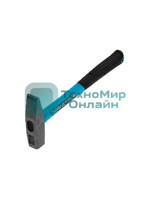 Молоток слесарный Gross 10273 300 г, квадратный боек, фиберглассовая обрезиненная рукоятка