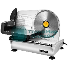 Ломтерезка Kitfort КТ-6269 150Вт (нарезка до 15мм) серебристый/черный
