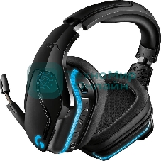 Гарнитура Logitech G935 чёрный, беспроводная + проводная, 2.4 ГГц/3.5 мм, до 12 ч, DTS 7.1 Surround, LIGHTSYNC RGB