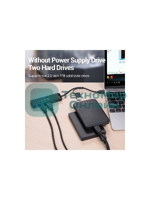 Концентратор Vention CHTBB, USB/USB Type-C, USB, USB