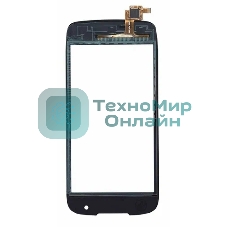 Сенсорное стекло (тачскрин) для Fly IQ4405 Quad EVO Chic 1, черное