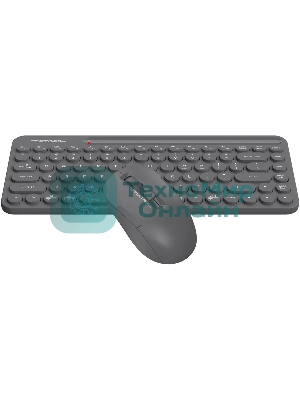 Комплект клавиатура+мышь A4Tech FStyler FG3200 Air2 беспроводной, USB, 2000 DPI, серый