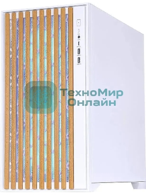 Компьютерный корпус Aerocool/Formula TimberLine T0 белый без БП mATX 6x120мм 6x140мм 2xUSB3.0 audio