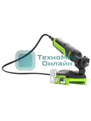 Прямошлифовальная машина (гравер) аккумуляторный GreenWorks G24RT, 24V, бесщеточный, с принадлежностями 52 шт., без АКБ и ЗУ (3200807)
