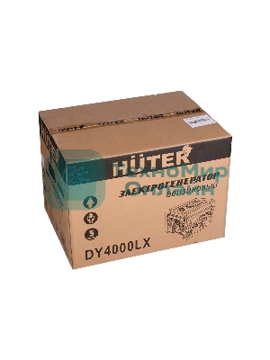 Электрогенератор бензиновый Huter DY4000LX, 3.3 кВт, 68 дБ, 42.2 кг