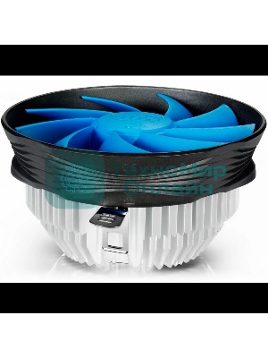 Кулер для процессора DEEPCOOL GAMMA ARCHER V2 синий, 120 мм, алюминий, 1600 об/мин, 26.1 дБ, 3 pin, 95 Вт, 65.5 мм