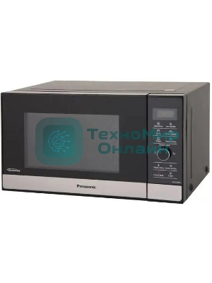 Микроволновая печь Panasonic NN-GD38HSZPE черный, 23 л, 1000 Вт, переключатели - сенсор, поворотный механизм